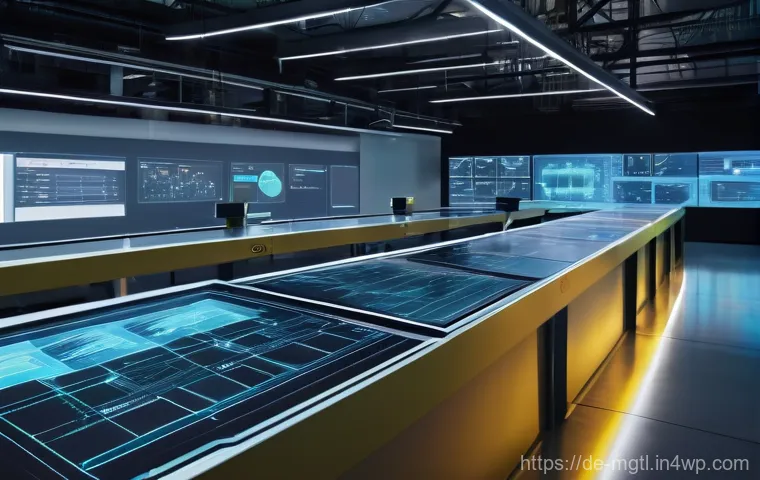 디지털 트윈과 머신러닝의 융합 가능성 - **Transforming the Factory Floor: Static vs. Intelligent Digital Twin**
A sophisticated factory ...