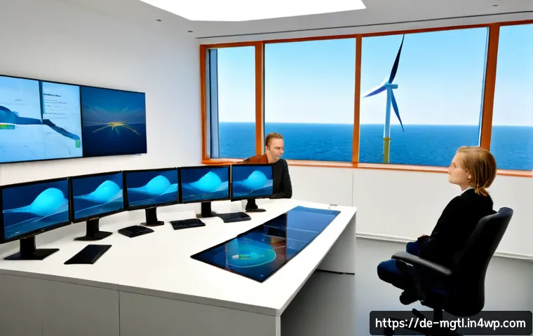 디지털 트윈의 글로벌 트렌드 분석 - Photorealistic modern engineering control room in Germany, a diverse team of professionals studying ...